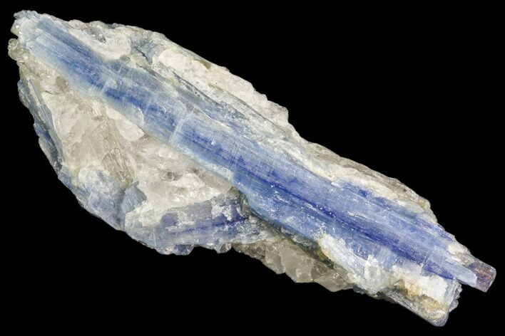 Vibrant Blue Kyanite Crystal In Quartz - Brazil #80388